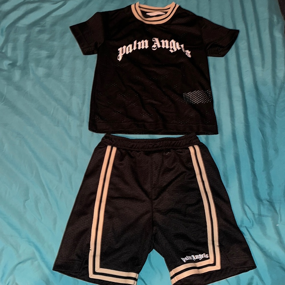 Palm Angels Kids Shorts Set